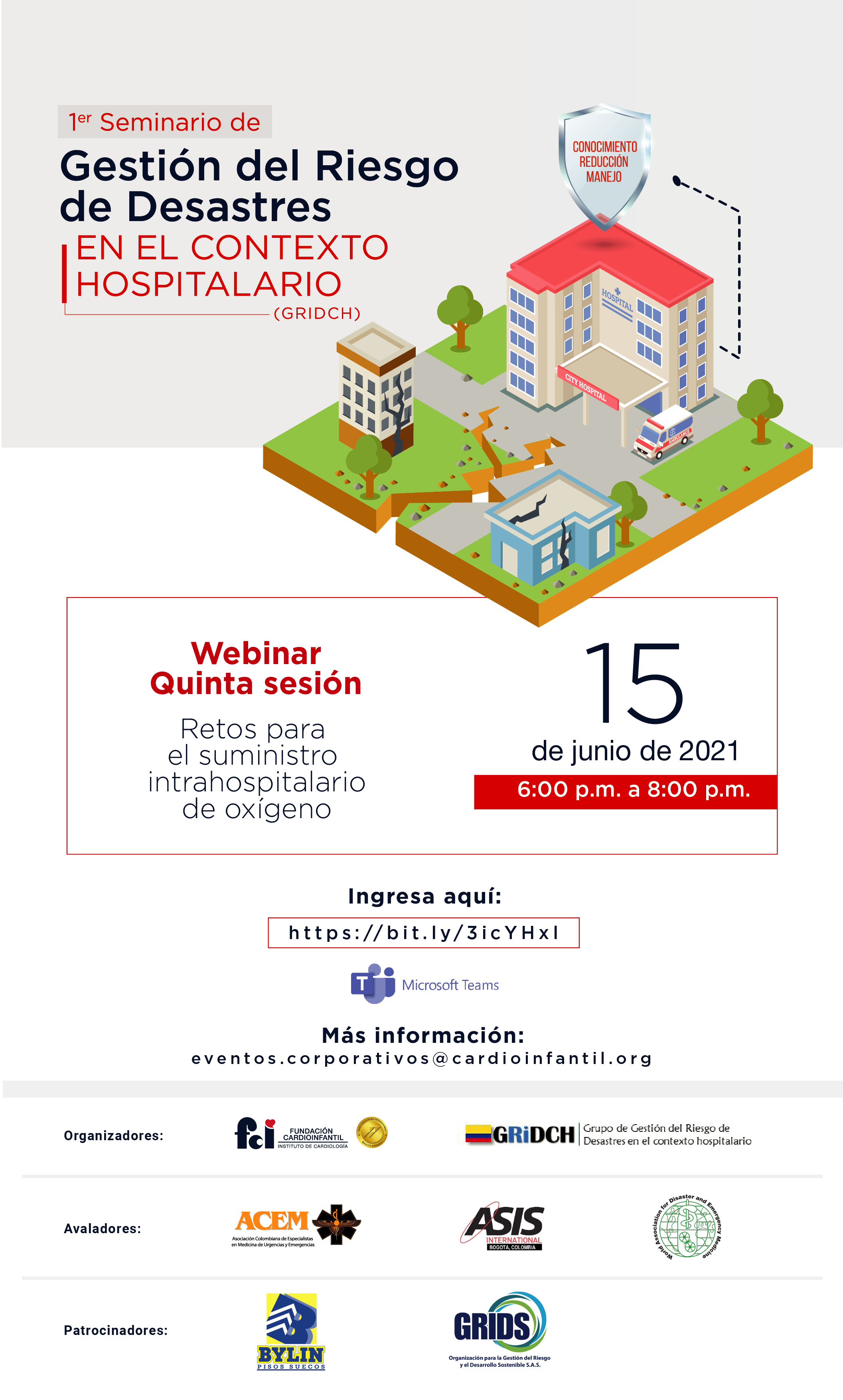 1er Seminario Gestión del Riesgo de Desastres en el Contexto Hospitalario - Quinta sesión