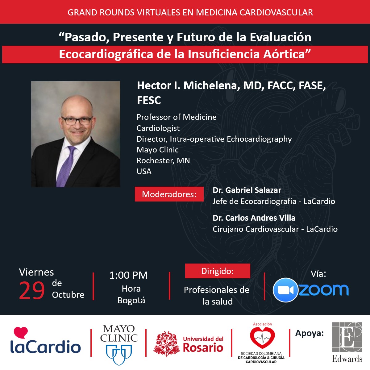 Grand Rounds en Medicina Cardiovascular: Pasado, Presente y Futuro de la Evaluación Ecocardiográfica de la Insuficiencia Aórtica