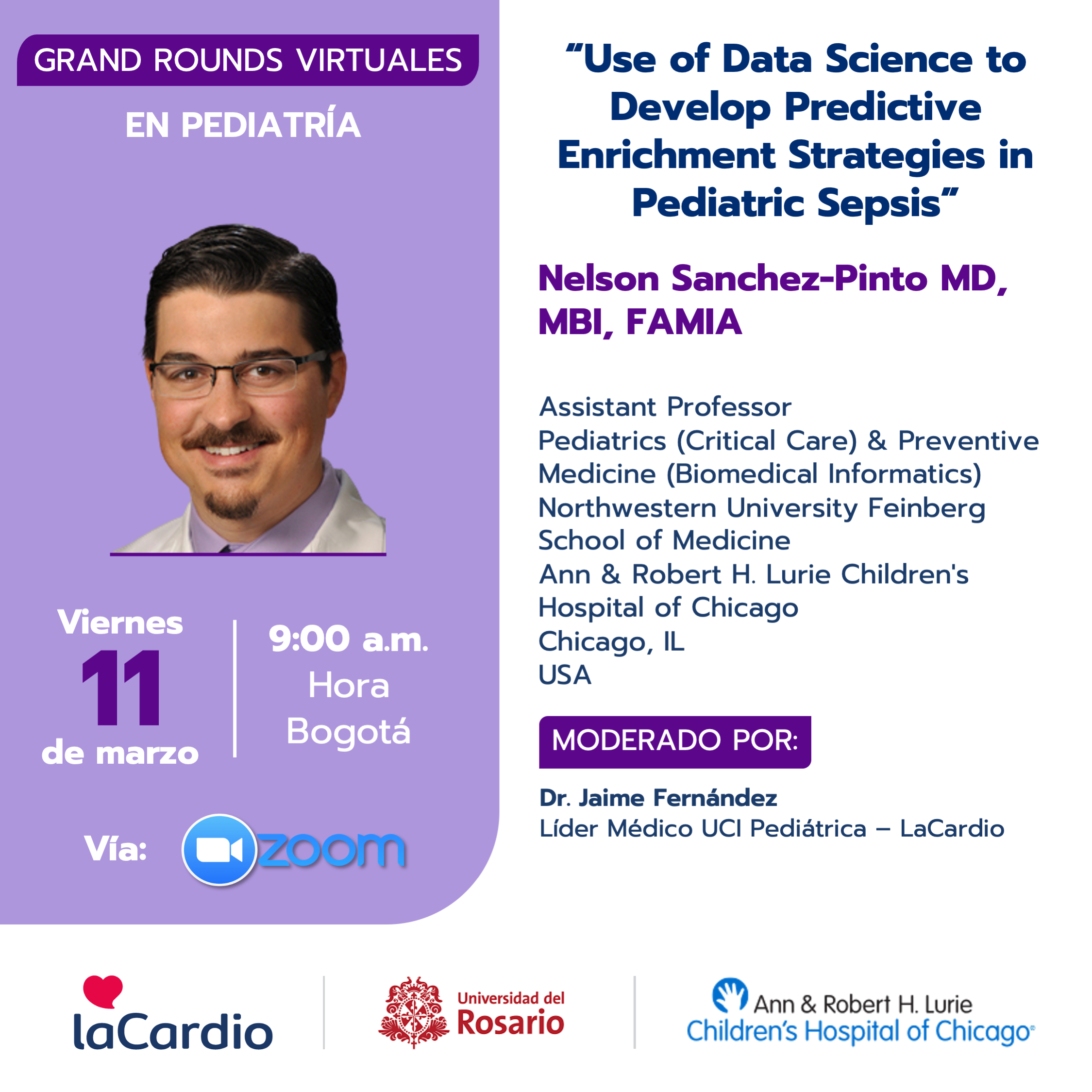 Grand Rounds en Pediatría Doctor Nelson Sanchez Pinto