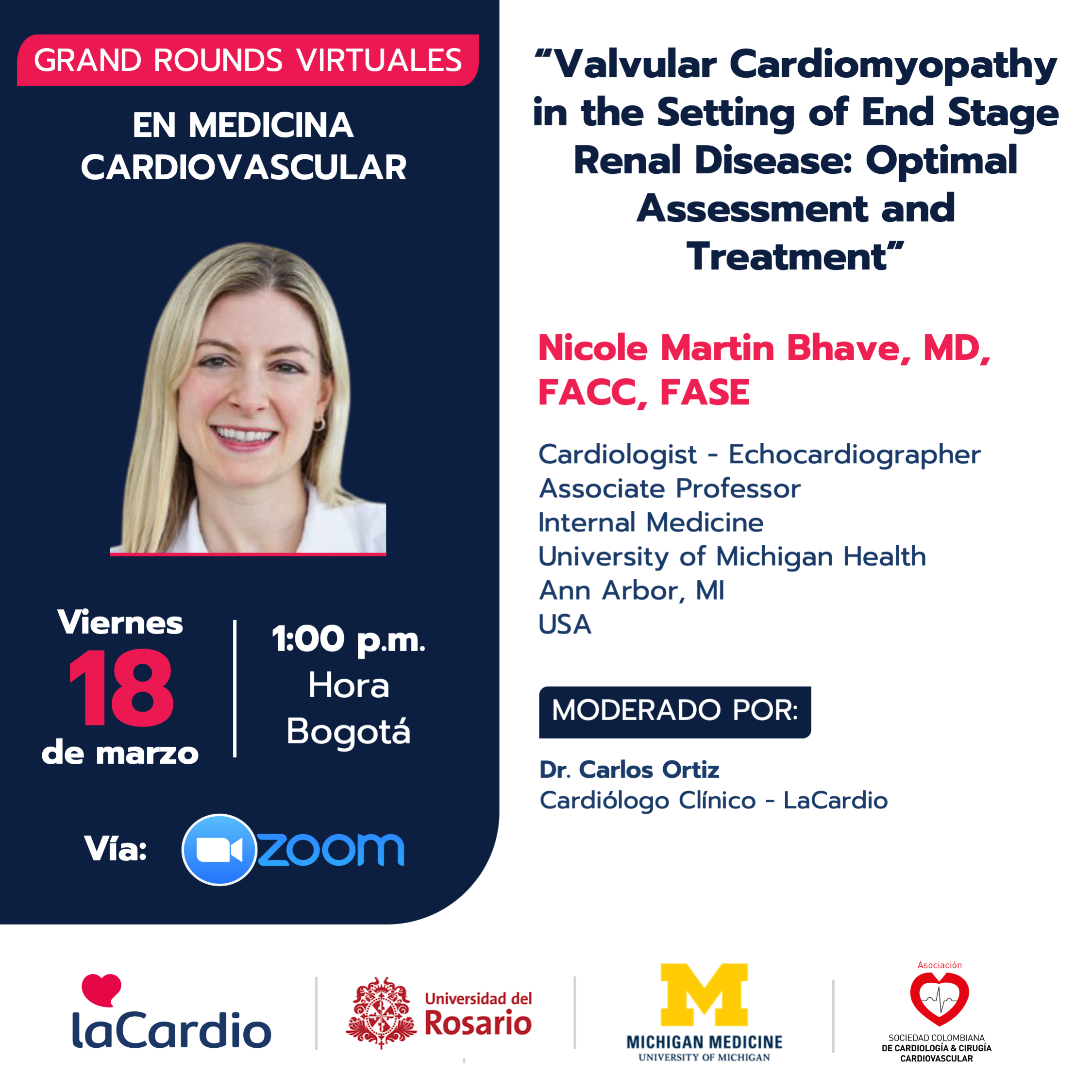 Grand Rounds en Medicina Cardiovascular: Valvular Cardiomypathy in the Setting of End Stage Renal Disease: Optimal Assessment and Treatment