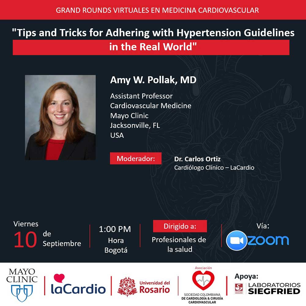 Grand Rounds en Medicina Cardiovascular: Tips and Tricks for Adhering with Hypertension Guidelines in the Real World