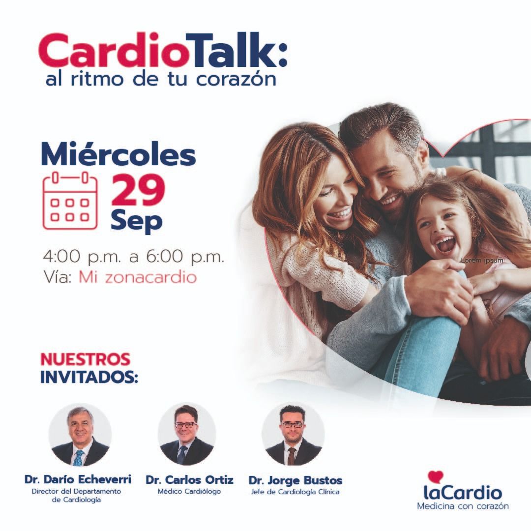 1er Cardio Talk: al ritmo de tu corazón