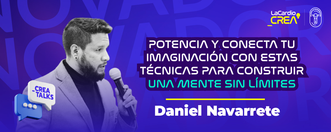 Daniel Navarrete compartió valiosas ideas sobre cómo potenciar la capacidad creativa. Si bien, cada persona tiene su propio camino hacia la innovación, Daniel dio a conocer algunas herramientas y estrategias clave que pueden ayudar a todos a desbloquear su potencial creativo. - LaCardio 